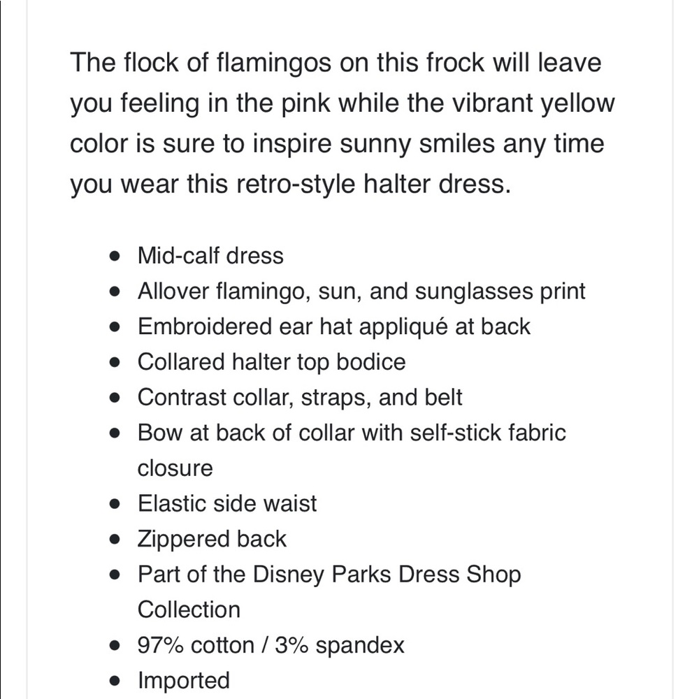 Disney’s The Dress Shop Flock of Flamingos Dress - Picture 10 of 11